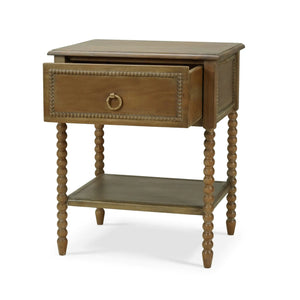 Cholet Bedside Table-Blue Hand Home