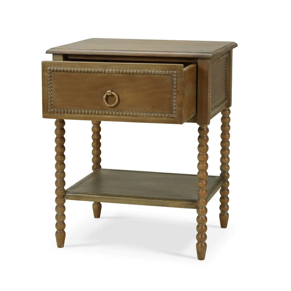 Cholet Bedside Table-Blue Hand Home