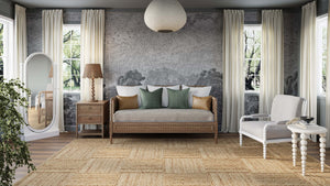 Cholet Twin Daybed In Straw Wash-Blue Hand Home