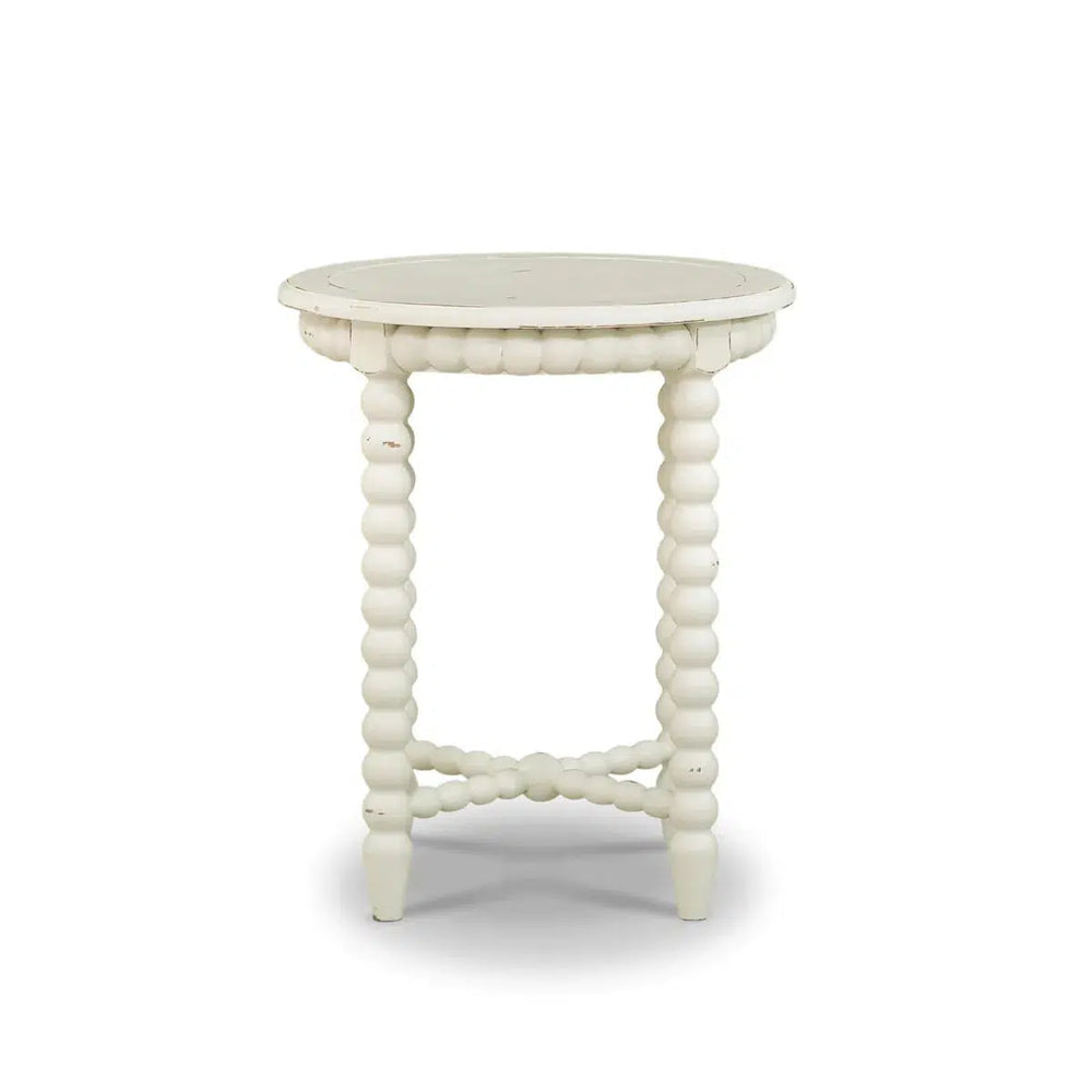 Cholet Round End Table-Blue Hand Home