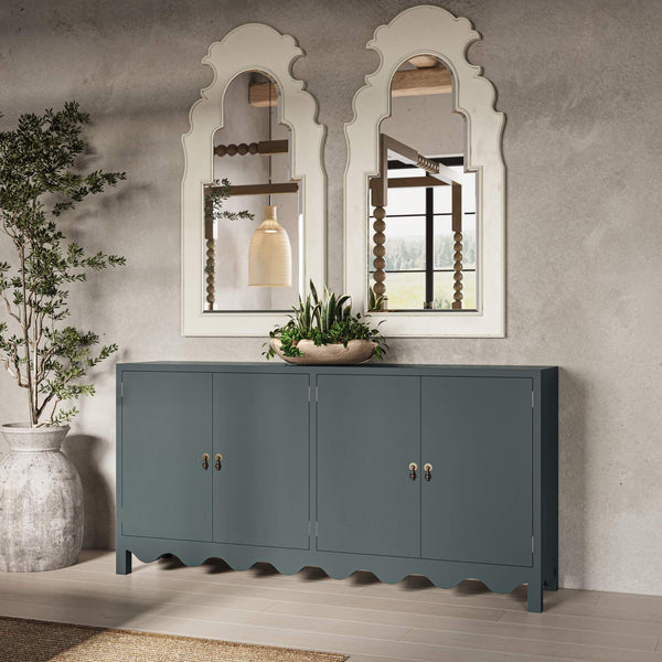 Chloe 4 Door Sideboard-Blue Hand Home