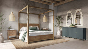 Chloe 4 Door Sideboard-Blue Hand Home