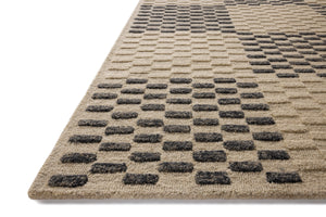 Chris Loves Julia x Loloi Bradley Rugs - Beige / Midnight-Blue Hand Home