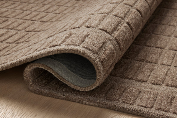 Chris Loves Julia x Loloi Bradley Rugs - Cocoa / Cocoa-Blue Hand Home