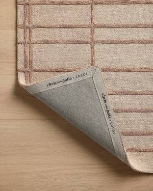 Chris Loves Julia x Loloi Bradley Rugs - Rose / Blush-Blue Hand Home