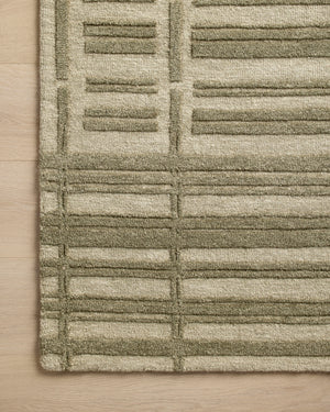 Chris Loves Julia x Loloi Bradley Rugs - Sage / Olive-Blue Hand Home