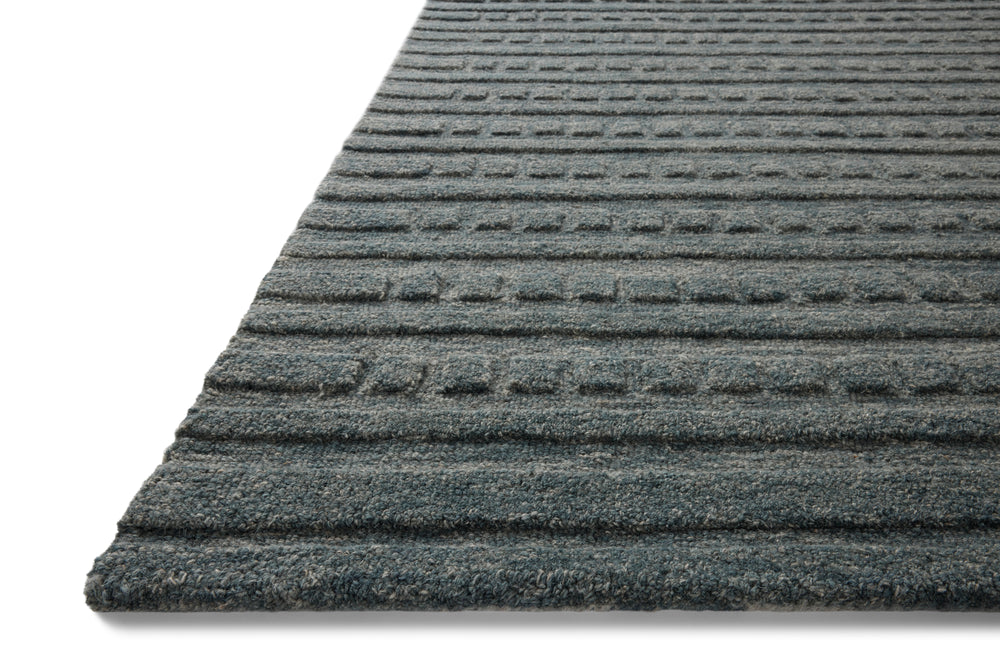 Chris Loves Julia x Loloi Bradley Rugs - Teal / Teal-Blue Hand Home