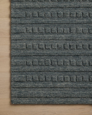 Chris Loves Julia x Loloi Bradley Rugs - Teal / Teal-Blue Hand Home