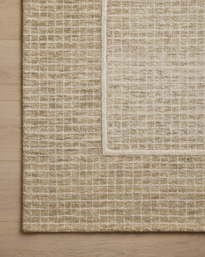 Chris Loves Julia x Loloi Briggs Rugs - Wheat / Ivory-Blue Hand Home
