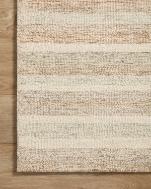 Chris Loves Julia x Loloi Chris Rugs - Ivory / Clay-Blue Hand Home