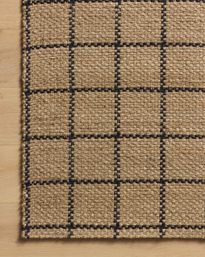 Chris Loves Julia x Loloi Fletcher Rugs - Natural / Black-Blue Hand Home