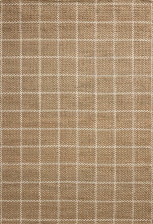 Chris Loves Julia x Loloi Fletcher Rugs - Natural / Ivory-Blue Hand Home