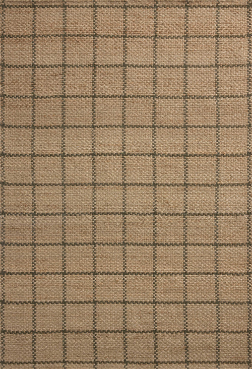 Chris Loves Julia x Loloi Fletcher Rugs - Natural / Olive-Blue Hand Home