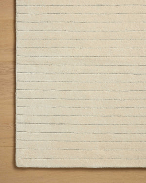 Chris Loves Julia x Loloi Henry Rugs - Ivory / Dove-Blue Hand Home