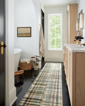 Chris Loves Julia x Loloi Humphrey Rugs - Forest / Multi-Blue Hand Home