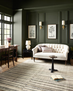 Chris Loves Julia x Loloi Humphrey Rugs - Natural / Moss-Blue Hand Home