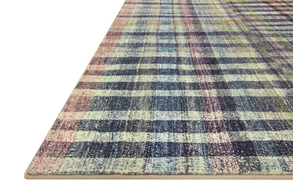 Chris Loves Julia x Loloi Humphrey Rugs - Plum / Multi-Blue Hand Home