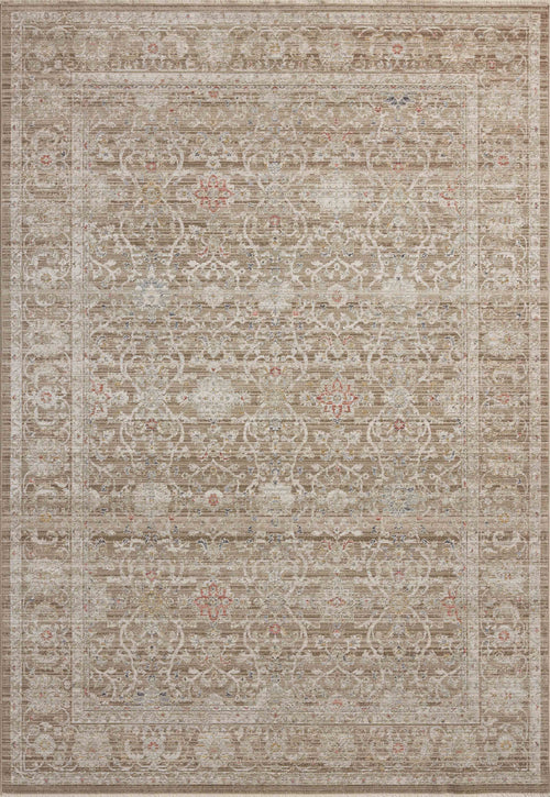 Chris Loves Julia x Loloi Ida Rugs - Bark / Multi-Blue Hand Home