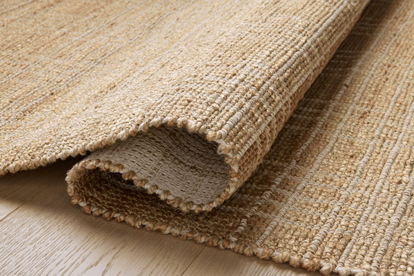 Chris Loves Julia x Loloi Judy Rugs - Natural / Cream-Blue Hand Home