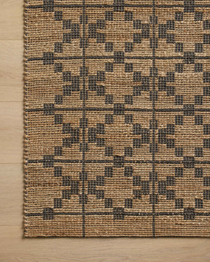 Chris Loves Julia x Loloi Judy Rugs - Natural / Graphite-Blue Hand Home