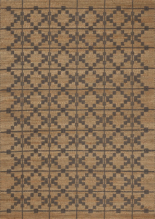 Chris Loves Julia x Loloi Judy Rugs - Natural / Graphite-Blue Hand Home