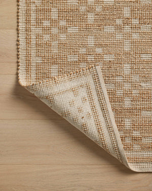 Chris Loves Julia x Loloi Judy Rugs - Natural / Ivory-Blue Hand Home