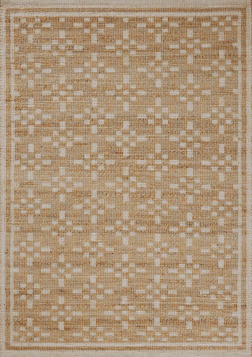 Chris Loves Julia x Loloi Judy Rugs - Natural / Ivory-Blue Hand Home