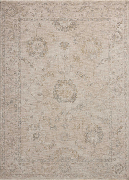 Chris Loves Julia x Loloi Louisa Rugs - Oatmeal / Slate-Blue Hand Home