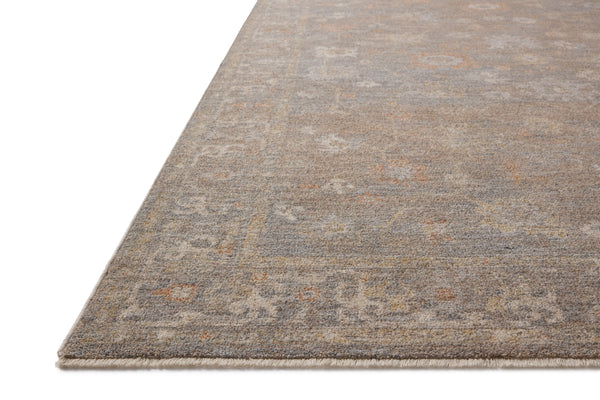 Chris Loves Julia x Loloi Louisa Rugs - Stone / Multi-Blue Hand Home