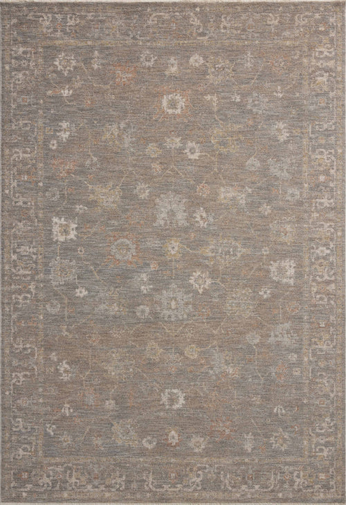 Chris Loves Julia x Loloi Louisa Rugs - Stone / Multi-Blue Hand Home