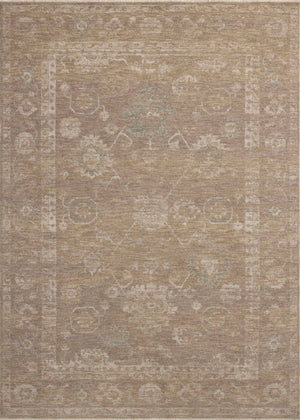 Chris Loves Julia x Loloi Louisa Rugs - Taupe / Gold-Blue Hand Home