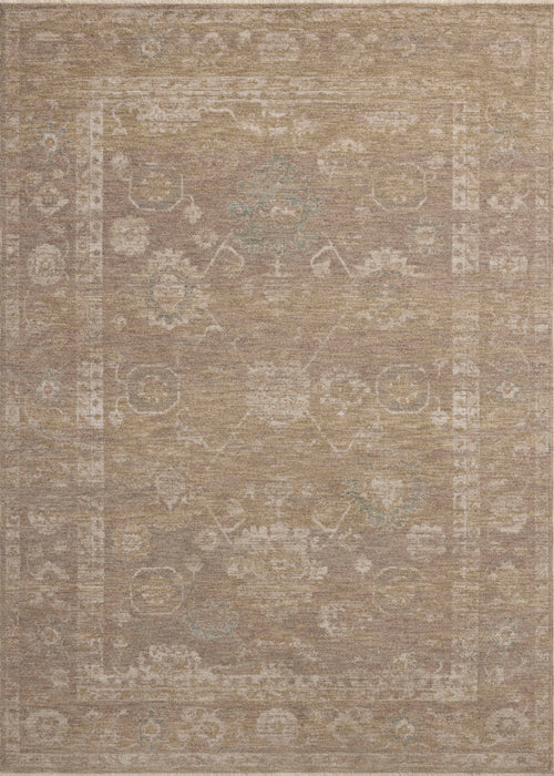 Chris Loves Julia x Loloi Louisa Rugs - Taupe / Gold-Blue Hand Home