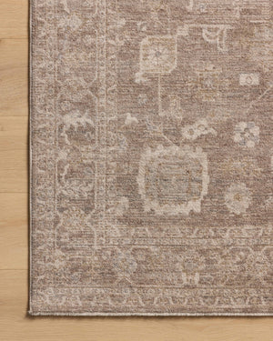 Chris Loves Julia x Loloi Louisa Rugs - Taupe / Ivory-Blue Hand Home