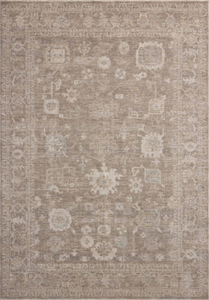 Chris Loves Julia x Loloi Louisa Rugs - Taupe / Ivory-Blue Hand Home