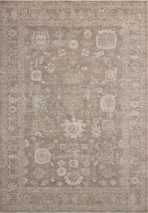 Chris Loves Julia x Loloi Louisa Rugs - Taupe / Ivory-Blue Hand Home