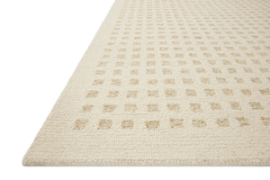 Chris Loves Julia x Loloi Polly Rugs - Ivory / Natural-Blue Hand Home