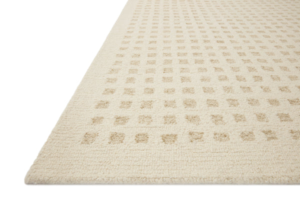 Chris Loves Julia x Loloi Polly Rugs - Ivory / Natural-Blue Hand Home