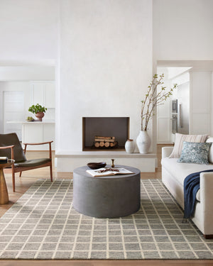 Chris Loves Julia x Loloi Polly Rugs - Slate / Ivory-Blue Hand Home