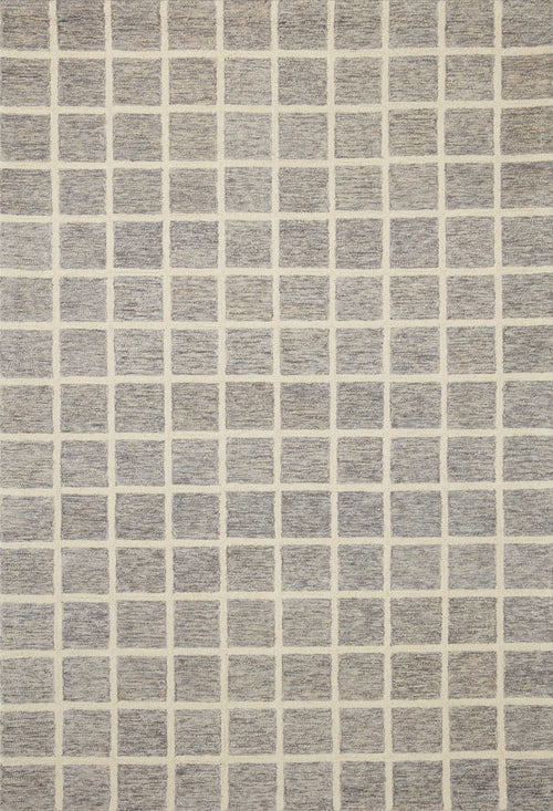 Chris Loves Julia x Loloi Polly Rugs - Slate / Ivory-Blue Hand Home