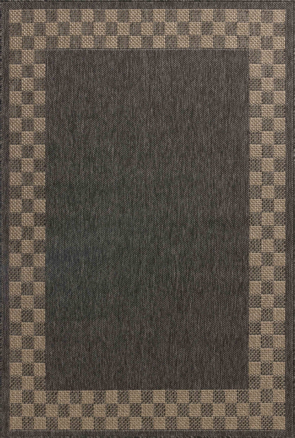 Chris Loves Julia x Loloi Providence Rugs - Natural / Charcoal-Blue Hand Home