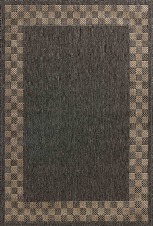 Chris Loves Julia x Loloi Providence Rugs - Natural / Charcoal-Blue Hand Home