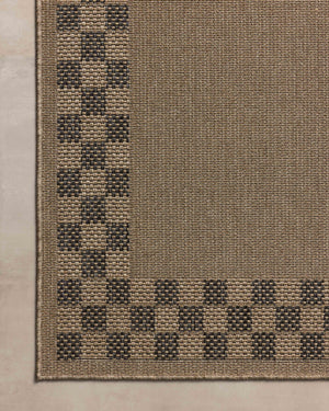Chris Loves Julia x Loloi Providence Rugs - Natural / Charcoal-Blue Hand Home