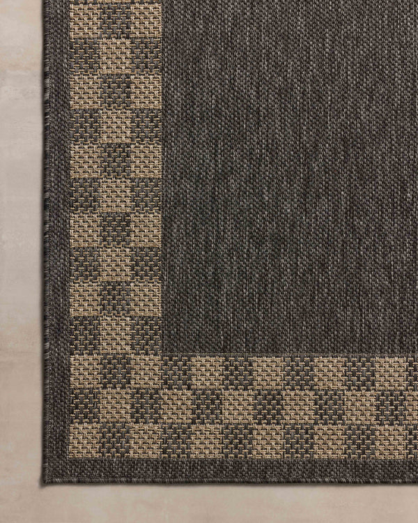 Chris Loves Julia x Loloi Providence Rugs - Natural / Charcoal-Blue Hand Home