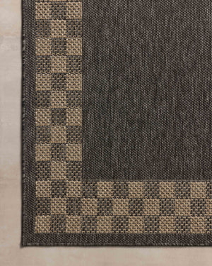 Chris Loves Julia x Loloi Providence Rugs - Natural / Charcoal-Blue Hand Home
