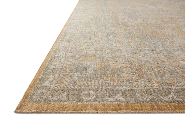 Chris Loves Julia x Loloi Rosemarie Rugs - Gold / Sand-Blue Hand Home