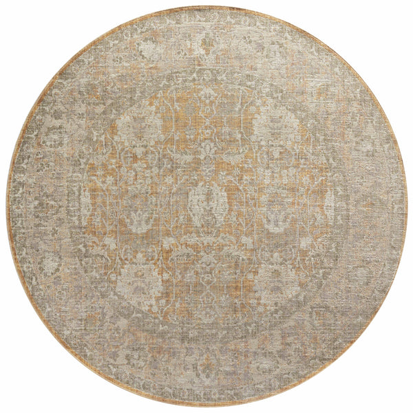 Chris Loves Julia x Loloi Rosemarie Rugs - Gold / Sand-Blue Hand Home