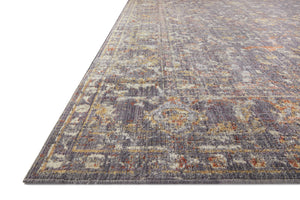 Chris Loves Julia x Loloi Rosemarie Rugs - Graphite / Multi-Blue Hand Home