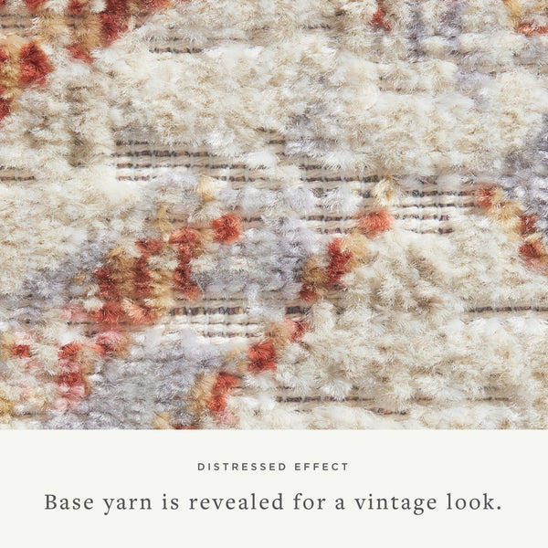 Chris Loves Julia x Loloi Rosemarie Rugs - Oatmeal / Lavender-Blue Hand Home