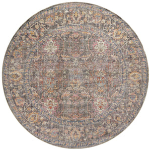 Chris Loves Julia x Loloi Rosemarie Rugs - Stone / Multi-Blue Hand Home