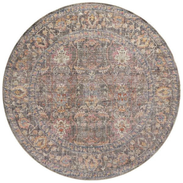 Chris Loves Julia x Loloi Rosemarie Rugs - Stone / Multi-Blue Hand Home